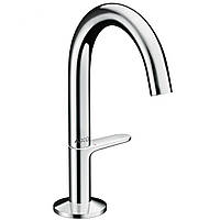 AXOR ONE Select змішувач для умивальника 140, зі зливним гарнітуром push-open, хром