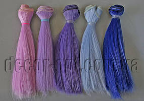 Волосся для ляльок пряме 15 см/~1м