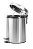 Відро для сміття кругле Zerix Solo-TC0103 SS Color 3 л колір неіржавка сталь (ZX5895), фото 6