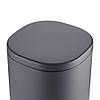 Відро для сміття з плавним закриванням овальне Mixxus Premium Olivary-TC0105 Graphite 5 л колір графіт, фото 6