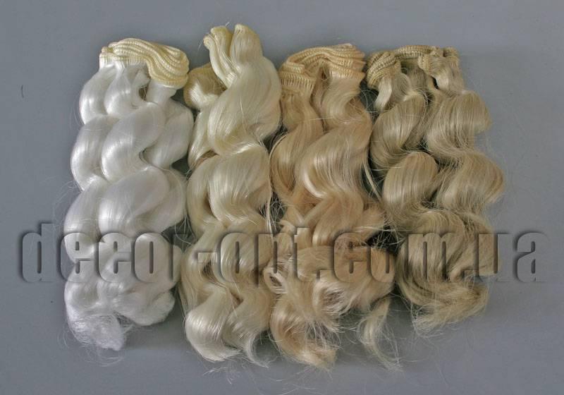 Волосся для ляльок хвилясте 15 см/~1м