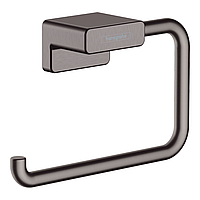 ADDSTORIS тримач для туалетного папіру без кришки, колір шліфованний чорний хром