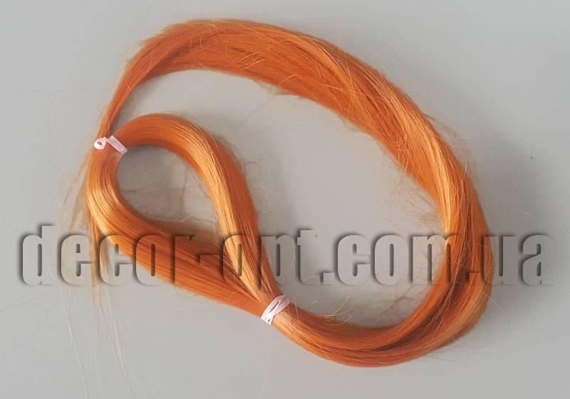 Об. Волосся для ляльок пряме під шпильку 80 см/50г