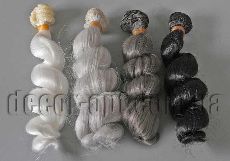 Волосся для ляльок спіральне 15 см/~1м