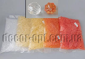 Буси 8 мм восьмигранні прозорі 0,5 кг