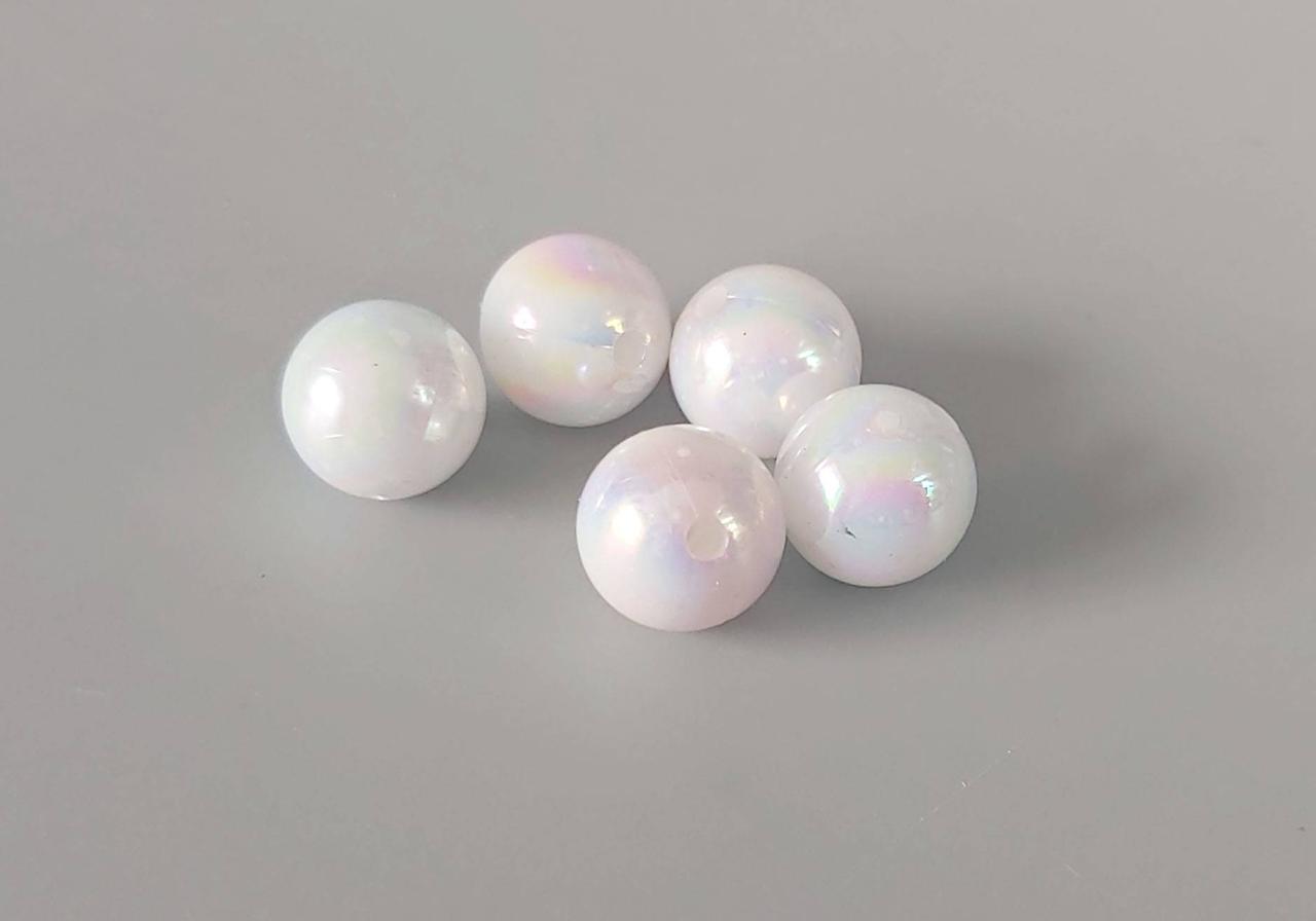 Намисто перламутрові мікс Куля 10 мм/500 гр С05910