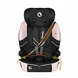 Дитяче автокрісло Lionelo  LEVI  FIX I-SIZE PINK BABY, фото 4