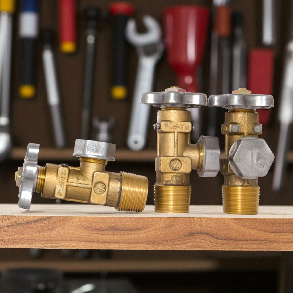 Універсальний вентиль для газових балонів ВБ-2 (алюмінієва заглушка) — для безпечного зберігання та використання пропану, фото 1