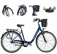 Жіночий міський велосипед Zündapp 28 Nexus 7 Alu | Shimano, кошик, освітлення, Німеччина