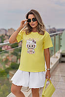 Трендова футболка жіноча з принтом Labubu Little Wild