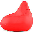 Крісло-мішок Студія комфорту Груша Оксфорд 300 стандарт+ червоний (01122)