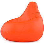 Крісло-мішок Студія комфорту Груша Оксфорд 300 стандарт+ оранжевий (01126)