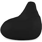 Крісло-мішок Студія комфорту Груша Оксфорд 300 стандарт+ чорний (01123)