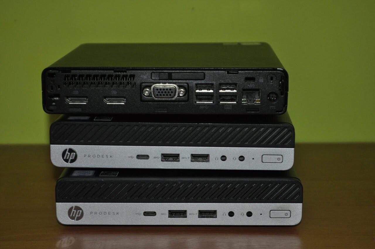 Б/в Неттоп HP ProDesk 600 G3 Mini PC USFF| Core i3-7100T| 12 GB RAM| 500 GB SSD| HD 630