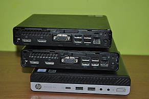 Б/в Неттоп HP ProDesk 600 G3 Mini PC USFF| Core i3-7100T| 12 GB RAM| 500 GB SSD| HD 630, фото 4