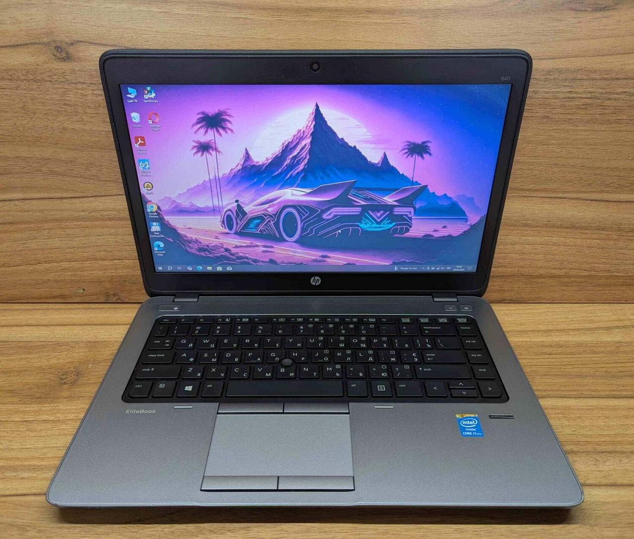 Б/в Ноутбук HP EliteBook 840 G1 14" 1600x900| Core i7-4600U| 8 GB RAM| 240 GB SSD| HD 4400