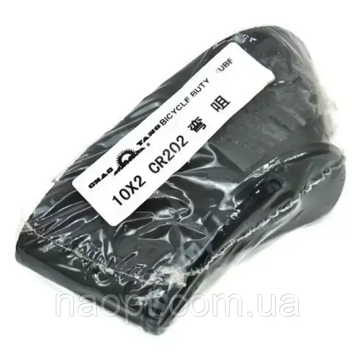 10 х 1.95 / 2.125 Камера для коляски. Камера для самоката. Камера на дитячу коляску. Камера з кривим соском., фото 1