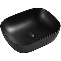 Умивальник накладний керамічний Mixxus Premium Diverse-0101 Black 490×395×150 мм (MP6485)