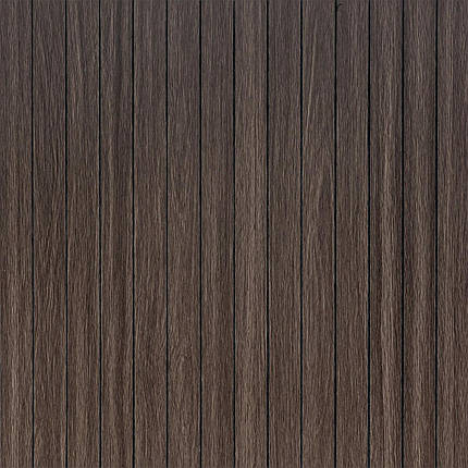 Покриття вінілове самоклеюче 3D рейки 600х600х2,8мм Димчастий каштан SW-00002195, фото 1