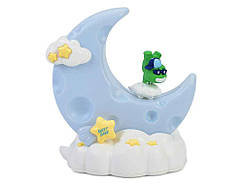 Нічник тварина на місяці 15*17*11см блакитний GL318 ТМ METR