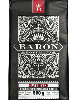 Кава натуральна мелена Baron Hoffmann Klassisch 500 г (Німеччина), фото 3