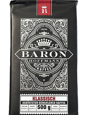 Кава натуральна мелена Baron Hoffmann Klassisch 500 г (Німеччина), фото 2