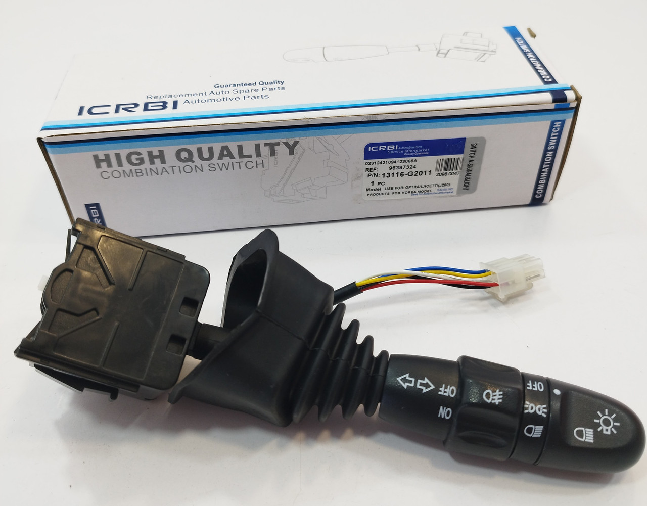 Перемикач світла з ПТФ Лачетті CRB Корея, фото 1