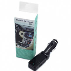 FM-трансмітер Bluetooth CM-S16BL+BT підтримка hands-free дзвінків і USB-порт