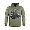 M-Tac кофта Hoodie Дракар Light Olive XS, фото 9