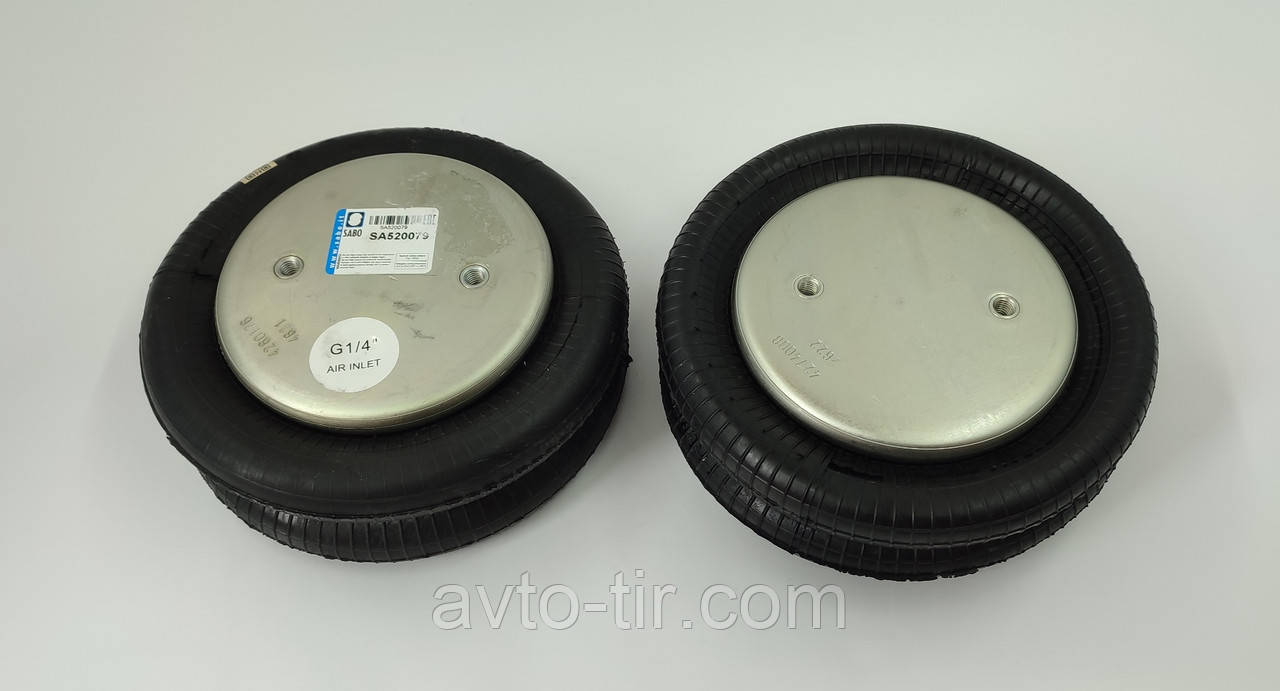 Подушка підвісного моста лінивця SAF SCHMITZ ROR BPW отвори паралельно  (SABO Італія), фото 1