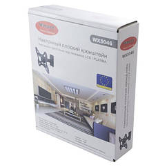 Кронштейн для телевізора 55 дюймів 50 кг нахильний 15 градусів