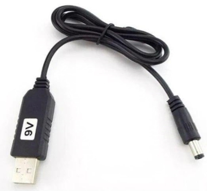 USB кабель живлення для роутера 9В WX-6421 1 метр 5В 9В, фото 1