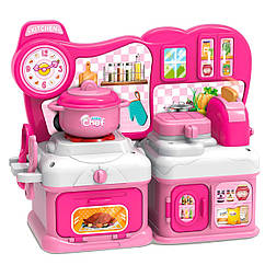 Кухня дитяча з двома шафками та звуковим супроводом Kitchen 868-29 розмір 25х10х21,5 см пластик 3+