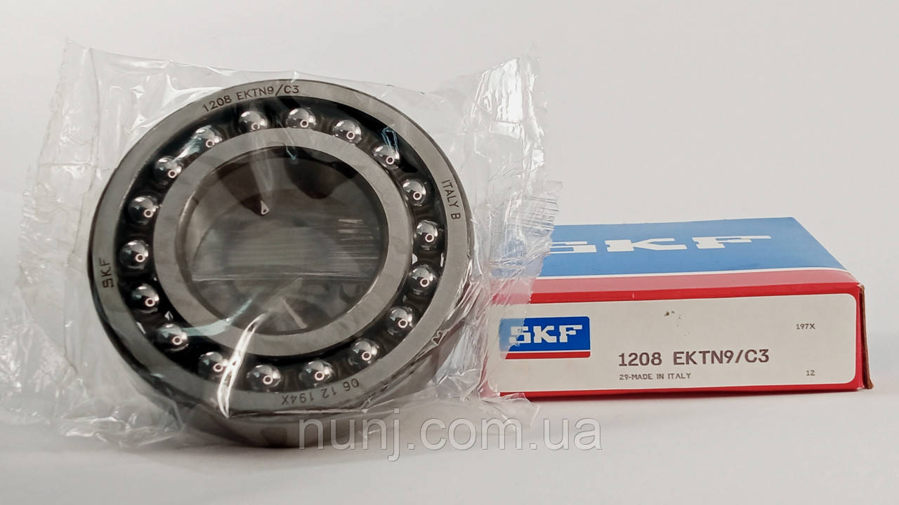 Підшипник 1208-EKTN9-C3 SKF (70-111208) розміри: 40*80*18 кульковий радіальний, фото 1