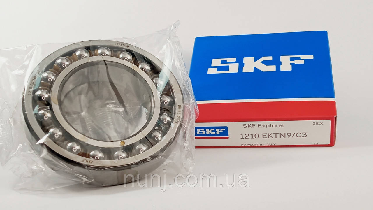 Підшипник 1210-EKTN9-C3 SKF (70-111210) розміри: 50*90*20 кульковий радіальний, фото 1