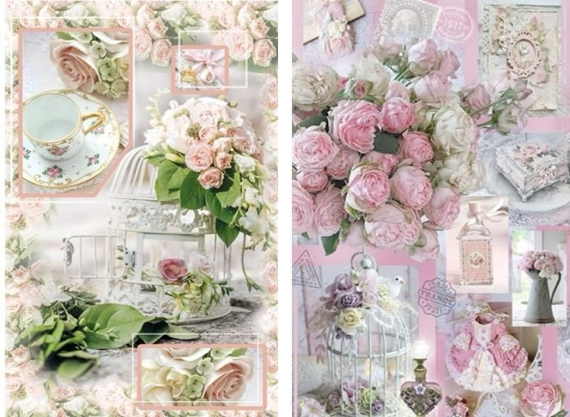 Подарунковий пакет СЕРЕДНІЙ 26,5*16,5*7 см Букет, фото 1