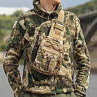 Тактична сумка нагрудна Dalley військова сумка мультикам через плече B517 армійські сумки Dalley, фото 2