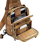 Тактична сумка нагрудна Dalley військова сумка мультикам через плече B517 армійські сумки Dalley, фото 6