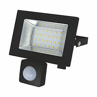 Прожектор із датчиком руху 20 W 220 В 1500 lm 6500 K IP65 LED-SLТ Sokol