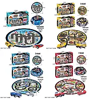 Коврик ігровий дитячий дорога машини та аксесуари 6688-153ABCD в асортименті