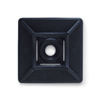 Майданчик для кабельних стяжок 20х20 чорний