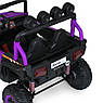 Дитячий електромобіль на акумуляторі двомісний Багі M 6058 з пультом р/у для дітей 3-8 років Фіолетовий, фото 8