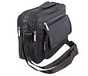 Чоловіча текстильна сумка 301819 чорна, фото 2