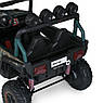 Дитячий електромобіль на акумуляторі двомісний Багі M 6058 з пультом р/у для дітей 3-8 років Камуфляж Green, фото 9