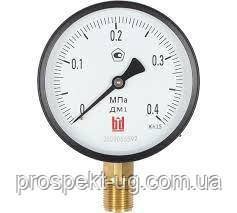 Манометр 0-0.4 МПа М20х1.5 100мм МП-3У радіальний, фото 1