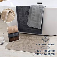 Килимок рушник для ніг мікрофібра 60х80 паковання 6 шт.