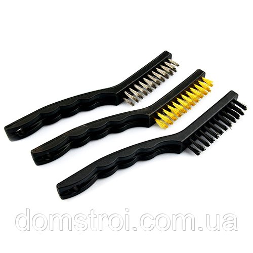 Набір щіток для зачищення NOVOTOOLS 220 мм (3 шт)