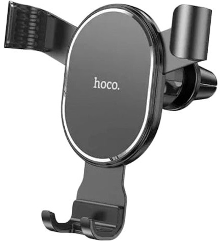 Холдер Hoco CA56 Plus Metal gravity air outlet black/silver