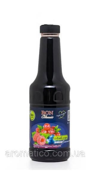 Сироп «Bon Classic» Лісова ягода Без цукру, 1л (1,2 кг)
