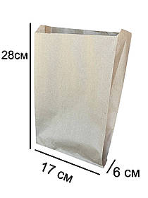 Паперовий крафт пакет Саше 170х280х60мм, пакування 1000 шт